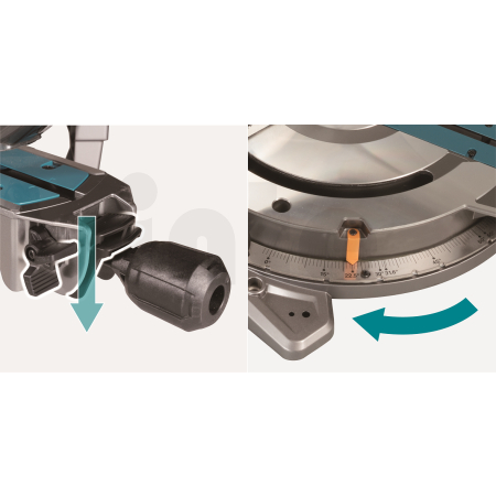 Makita - Aku pokosová pila s AWS 260mm Li-ion XGT 40V bez aku   Z LS004GZ01