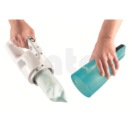 Makita - Aku-vysavač bílomodrý Li-ion 12V/2,0Ah CL117FDX2