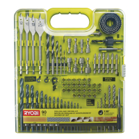 RYOBI RAKDD90 90ks sada vrtacích a šroubovacích bitů 5132004665