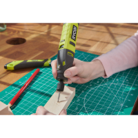 RYOBI RRT4 4V Akumulátorová přímá bruska USB Lithium + 15ks příslušenství 5133005634