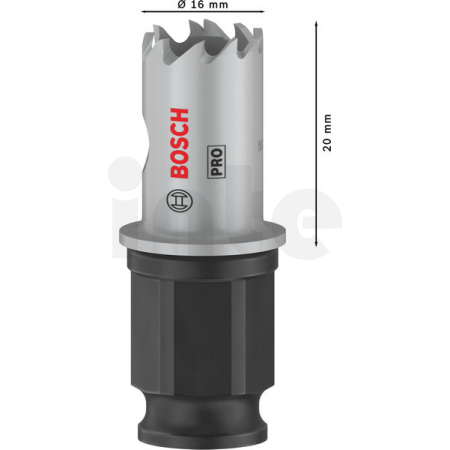 BOSCH Děrovka PRO Sheet Metal PC Plus, 16 mm 2608594437