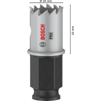 BOSCH Děrovka PRO Sheet Metal PC Plus, 20 mm 2608594440