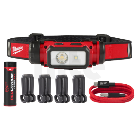 MILWAUKEE L4 HL2-301 USB dobíjecí čelovka 600 lumenů 4933479963