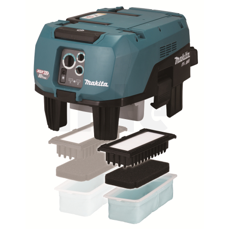 Makita - Aku-vysavač univerzální,třída M,Li-ion XGT 2x40V,bez aku   Z VC006GMZ01