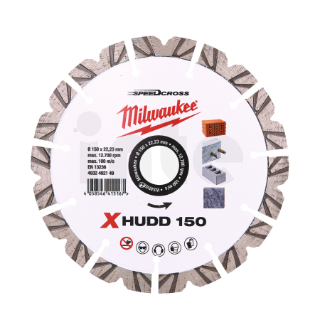 MILWAUKEE Diamantový kotouč X - HUDD 150 mm 4932492149