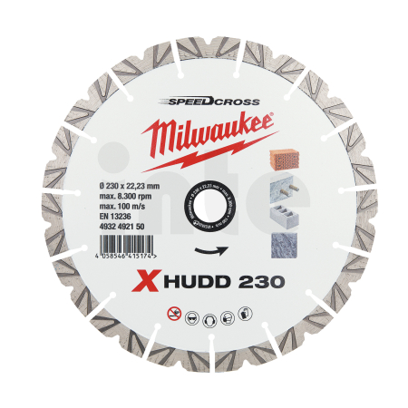 MILWAUKEE Diamantový kotouč X - HUDD 230 mm 4932492150