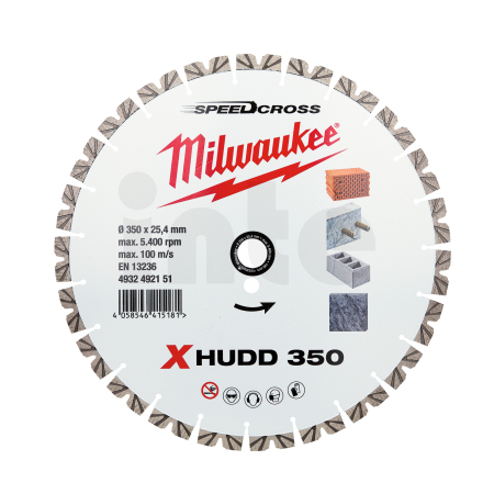 MILWAUKEE Diamantový kotouč X - HUDD 350 mm 4932492151