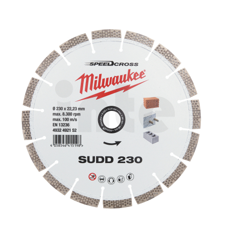 MILWAUKEE Diamantový kotouč segmentový SUDD 230 mm 4932492152