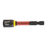 MILWAUKEE Magnetický nástrčný klíč SHOCKWAVE IMPACT DUTY HEX 8x65 mm - 1 ks 4932492439