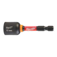 MILWAUKEE Magnetický nástrčný klíč SHOCKWAVE IMPACT DUTY HEX 13x65 mm - 1 ks 4932492443