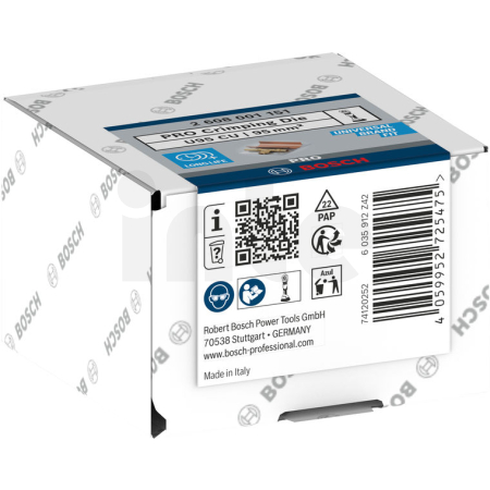 BOSCH Lisovací matrice PRO, U95 CU, 95 mm², měď 2608001151