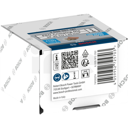 BOSCH Lisovací matrice PRO, SF25 CU, 25 mm², měď 2608001187