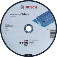 BOSCH Rovný řezací kotouč Standard for Metal 230 mm, 22,23 mm 2608619770