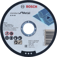 BOSCH Rovný řezací kotouč Standard for Metal 115 mm, 22,23 mm 2608619767