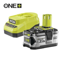 RYOBI RC18120A-150 Sada akumulátoru 5.0 Ah s nabíječkou 5133006918