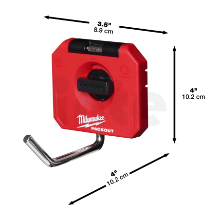 MILWAUKEE PACKOUT Držák s 1 háčkem 4932493383