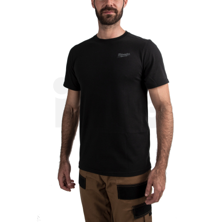 MILWAUKEE Hybrid triko s krátkým rukávem, černé - XXL 4932492964