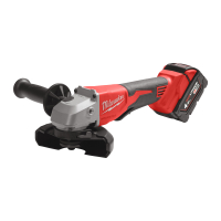 MILWAUKEE M18 BLSAG125XPD-402X bezuhlíková úhlová bruska 125 mm s kolébkovým spínačem 4933492646