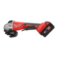 MILWAUKEE M18 BLSAG125XPD-402X bezuhlíková úhlová bruska 125 mm s kolébkovým spínačem 4933492646