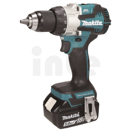 Makita - Aku bezuhlíkový příklepový šroubovák Li-ion LXT 18V 5,0 Ah,Makpac DHP489RTJ