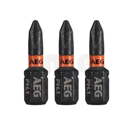 RYOBI AAK25 AEG Rázový šroubovací bit Ballistic 25mm PH1 – 3ks 4932479167