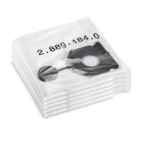 KÄRCHER Bezpečnostní filtrační sáček, 5 Kusy, NT 40/1, NT 50/1, 2.889-184.0