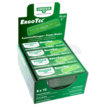 UNGER - ErgoTec 10 cm plastová čepel, 10 ks E100P
