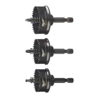 MILWAUKEE Sada kruhových pilek/děrovek Shockwave Impact Duty Holesaw SET, 22, 29, 35 mm 4932501139