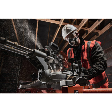 RYOBI BPS18-254BL 18V Bezuhlíková pokosová pila s posuvem 4935459336
