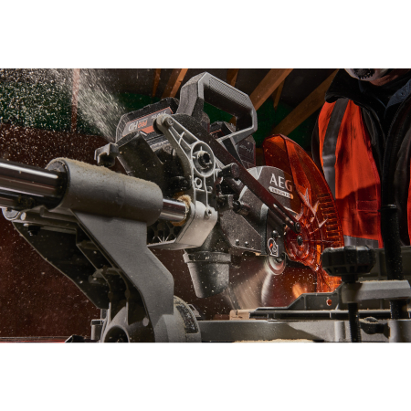 RYOBI BPS18-254BL 18V Bezuhlíková pokosová pila s posuvem 4935459336