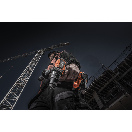 RYOBI BSB 18C3BL 18V Bezuhlíková příklepová vrtačka, 2x 5.0 Ah akumulátor 4935478939