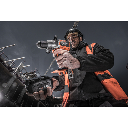 RYOBI BSB 18C3BL 18V Bezuhlíková příklepová vrtačka, 2x 5.0 Ah akumulátor 4935478939