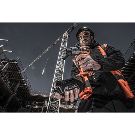 RYOBI BSB 18C3BL 18V Bezuhlíková příklepová vrtačka, 2x 5.0 Ah akumulátor 4935478939