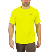 MILWAUKEE Funkční triko s krátkým rukávem, žluté -S 4932493073
