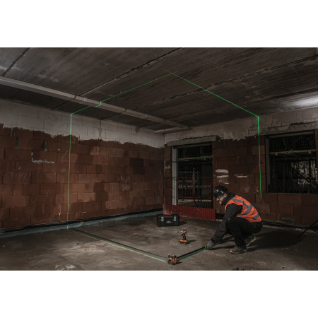RYOBI CLG330-K Tříbovový zelený laser + olovnice 4935472255