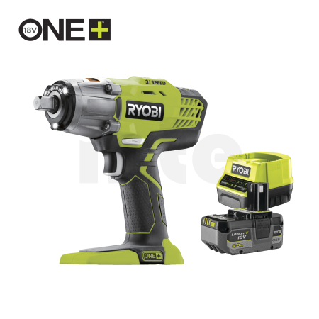 RYOBI R18IW3 18V ONE+™akumulátorový rázový utahovák se 3 rychlostmi 5133006275