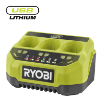 RYOBI RC43P 3portová rychlonabíječka USB Lithium™ 5133006180