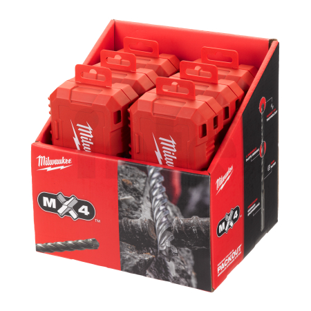 MILWAUKEE Sada vrtáků SDS-Plus MX4 (7 kusů) 4932492113