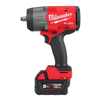 MILWAUKEE M18 FUEL™ ½″ rázový utahovák s vysokým krouticím momentem a pojistným koužkem 4933492783