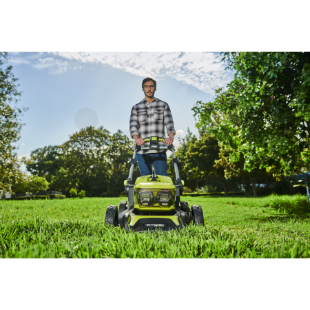RYOBI RY36LMX46A MAX POWER Bezuhlíková akumulátorová travní sekačka, šířka záběru 46cm (2x 4.0Ah) 5133005485