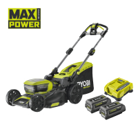 RYOBI RY36LMX46A MAX POWER Bezuhlíková akumulátorová travní sekačka, šířka záběru 46cm (2x 4.0Ah) 5133005485