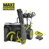 RYOBI RY36STX61A-260F 36V bezuhlíková sněhová fréza MAX POWER, šířka záběru 61 cm (2 x 6.0Ah) 5133006241