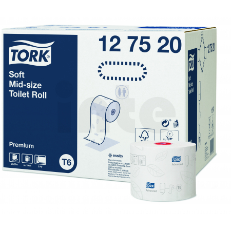 TORK Mid-Size Premium jemný toaletní papír - 27 ks