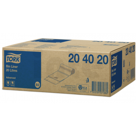 TORK pytle do odpadkového koše 20 l, 100 ks, B2, 204020