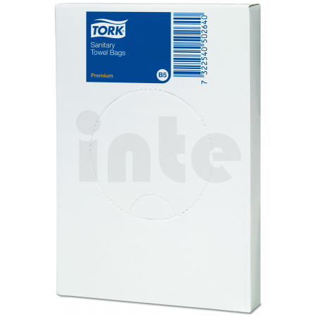 TORK hygienický sáček Premium,  48 bal. x 25 ks = 1200 ks, B5, 204041