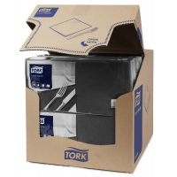 TORK černý ubrousek – oběd 2 000 ks 477148