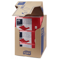 TORK bordeaux ubrousek – koktejlový 2 400 ks