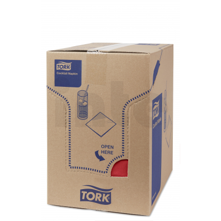 TORK bordeaux ubrousek – koktejlový 2 400 ks
