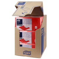 TORK červený ubrousek – koktejlový 2 400 ks 477826