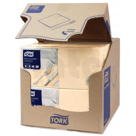 TORK jemný ubrousek slonová kost – oběd 1 500 ks 477866